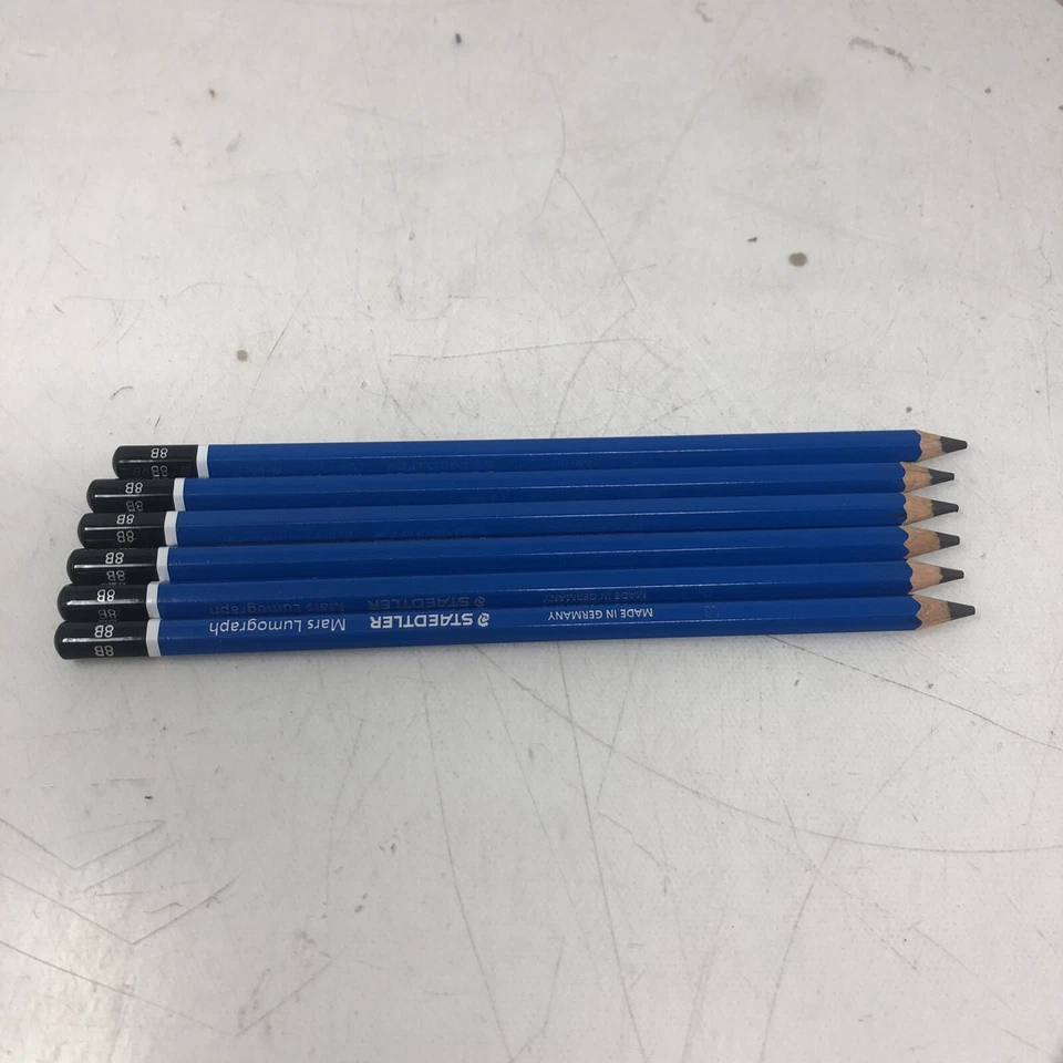 Staedtler Mars Lumograph 100-8B-M Graphite Art Drawing Pencil,Pack of 6 - Image 2 of 4