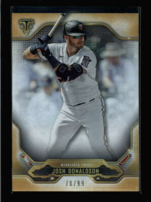 JOSH DONALDSON 2020 TOPPS TRIPLE THREADS #91 GOLD PARALLEL #70/99 AZ9389
