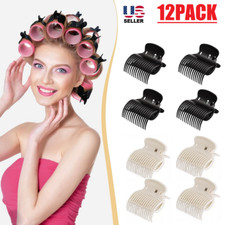 12 Hot Roller Clips for Hair Curler Claw Clip Replacement Hair Section Styling
