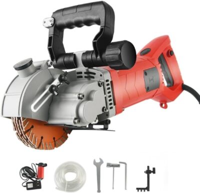 110V Wall Chaser Concrete Cutter, Concrete Wall Grooving Cutting Machine