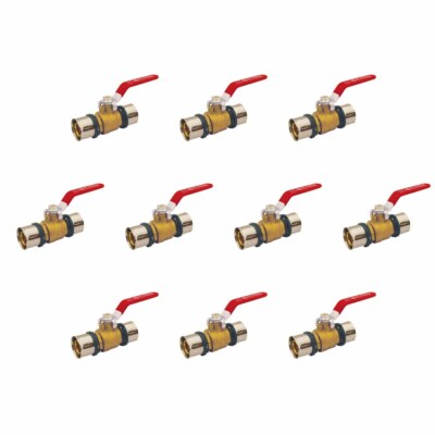 Wras Approved Press Fit 32 mm Hebelventil - 10er Pack