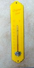 THERMOMETRE extérieur EMAILLE 25 cm Jaune Soleil EMAIL VERITABLE FABR en FRANCE