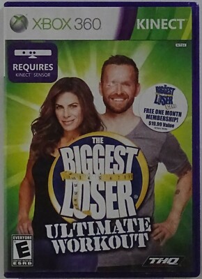 XBox 360 The Biggest Loser Ultimate Workout requires Kinect