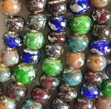 1/0 - 31/0 Large Seed Bead Mix Aged Picasso Preciosa 6.5-8mm Czech Glass Beads
