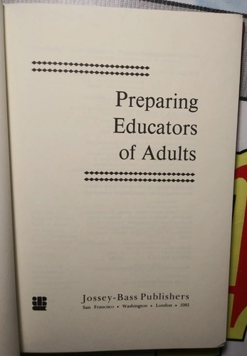 1981 Preparing Educators Of Adults Book, Stanley M. Grabowski - Scarce.. - Picture 14 of 24