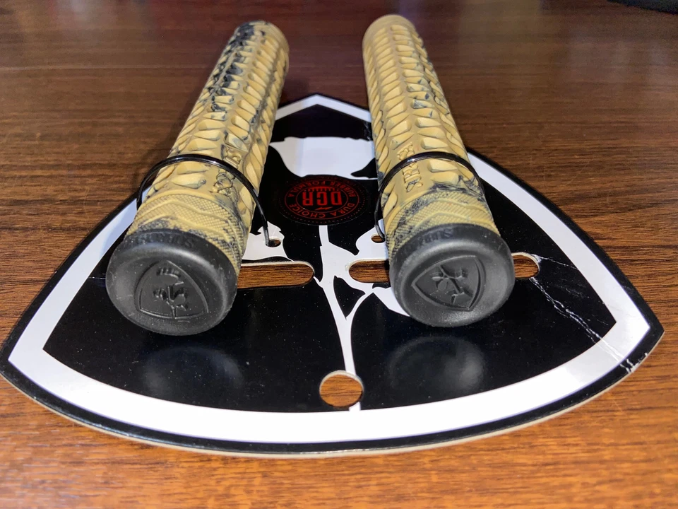 SUBROSA SAWTOOTH GRIPS + BAR ENDS GT HARO SE CULT RANT SHADOW TAN BLACK NEW - Image 4 of 4