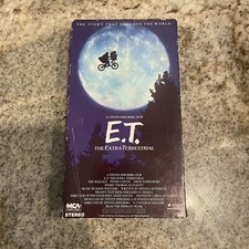 E.T. The Extra-Terrestrial Black Green VHS 1988 Steven Spielberg