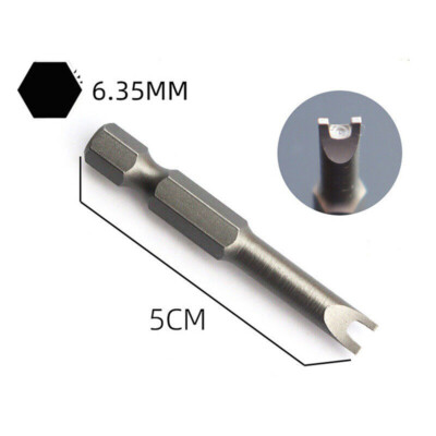 13-teiliges Schraubendreher-Bit-Set Aus CR-V-Stahl – Mit Sechskantschaft, 50 Mm Lang, Für Kreuz, Schlitz, Dreieck, Y- Und U-Typ