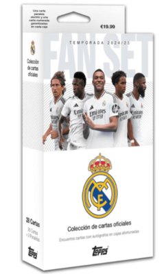 2024-25 Topps Soccer Real Madrid Fan Set Box | eBay