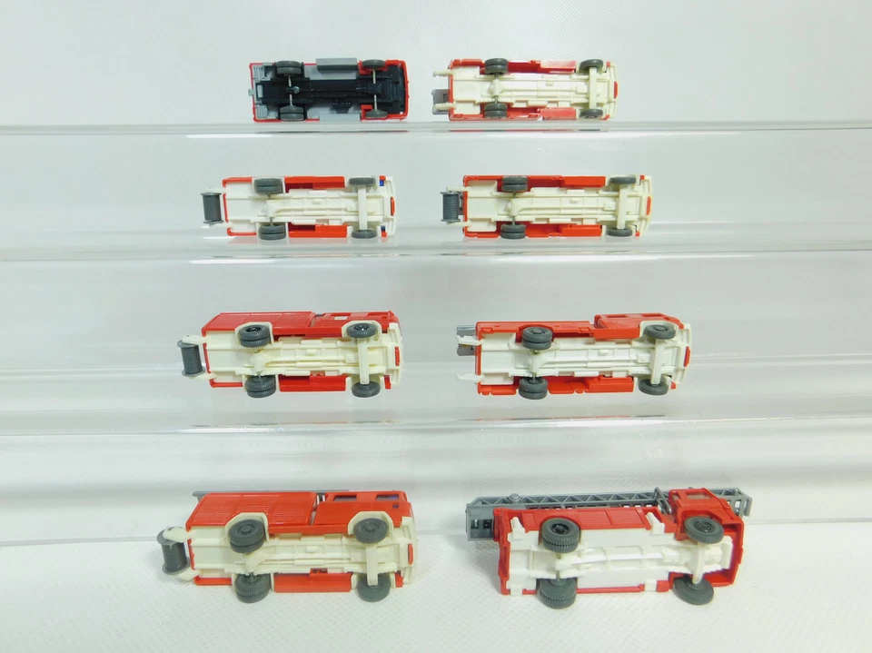 8X WIKING H0 1:87 LKW Magirus FW/Feuerwehr: Drehleiter Ecc #BO564-0,5 - Immagine 3 di 4