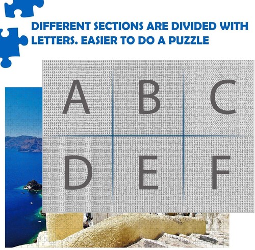 Jigsaw Puzzles for Adults Kids 1000 Pieces Large Puzzle Family Game Adult Dec... - Picture 4 of 6