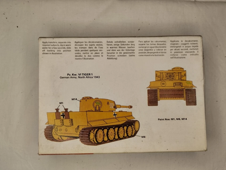 Modellino KIT Carro Armato 1:76 Pz.Kw. VI Tiger 1 Tank AIRFIX Senza ISTRUZIONI # - Immagine 3 di 3