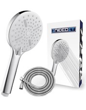 Soffione Doccia Alta Pressione 150 Ugelli con Tubo 1,5 m – 5 Modalità Getto Anti