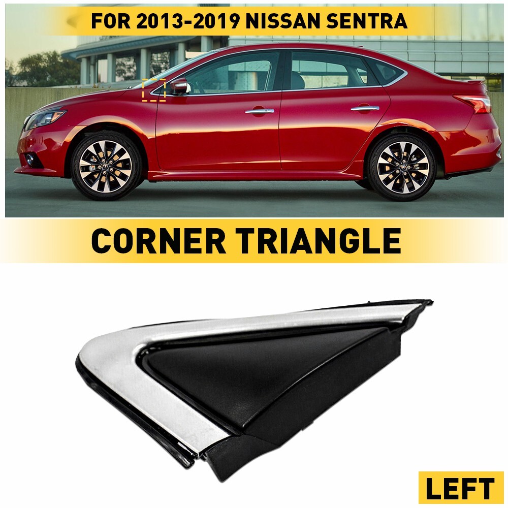 Car Left Side Mirror Corner Triangle Molding Fender For