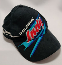 Vintage POLARIS  INDY Snapback Baseball Cap Hat One Size Snowmobile Sport USED