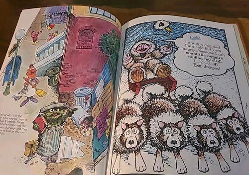 Sesame Street 123 Storybook by Sesame Street Staff (19732, Hardcover) VTG NICE - Imagen 9 de 11