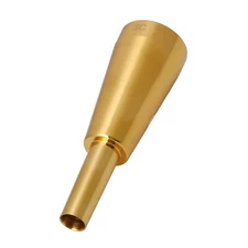 3C Trumpet Mouthpiece Brass Gold-plated Heavy Duty Bullet Shape large volume