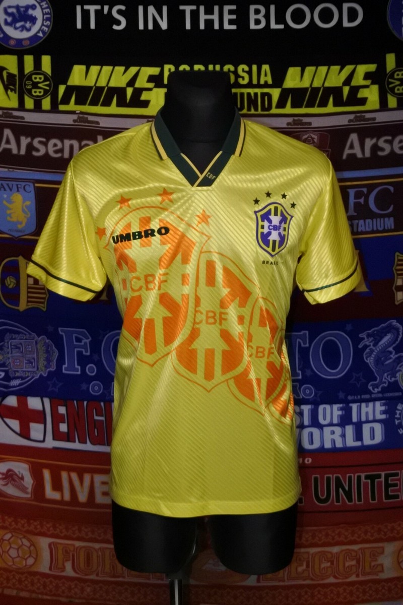 ウェア BRAZIL - 1994 (Home) BRAZIL REDEEMER 94 HOME JERSEY – Asphalt Social Klub