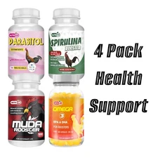 4 Pack Vitaminas Protección Multivitamina, Para Gallos Nutri-line Exp. 11/26