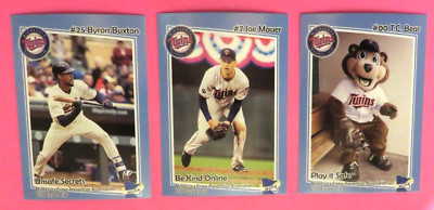 Complete Team set 2018 MCPA Crime Prevention - Minnesota Twins