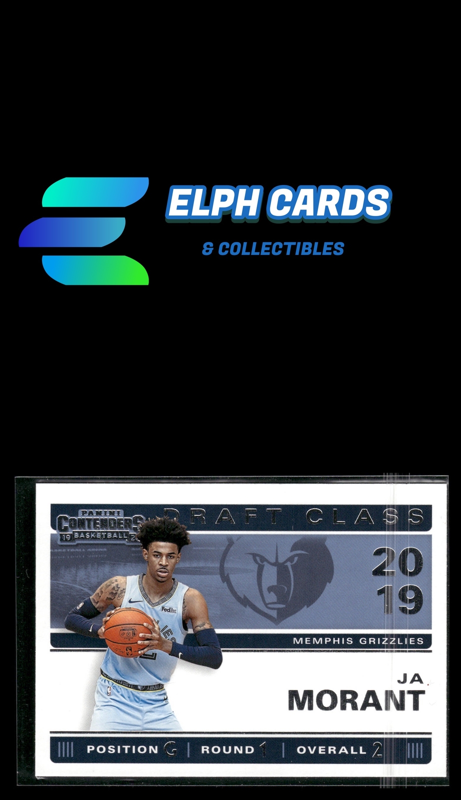 Panini 2019-20 Panini Contenders #2 Ja Morant 2019 Draft Class Contenders