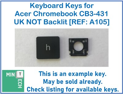 Tastatur Ersatz Tasten für Acer Chromebook 14 CB3-431 UK Layout NICHT Hintergrundbeleuchtung