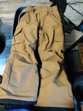 Youth Size 10-12 Iceburg Beige Snow Ski Insulated Waterproof Pants Outerwear