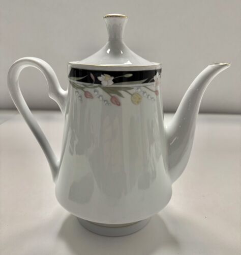 Crown Ming Fine China ~Michelle~ Coffee Tea Pot with Lid Jian Shiang EUC - Picture 2 of 16