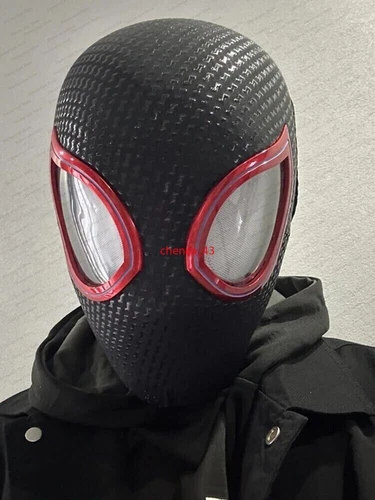 US!!! Miles Morales Spider Man Mask Moving Arachno Eyes with Remote Ring Control - Picture 8 of 23