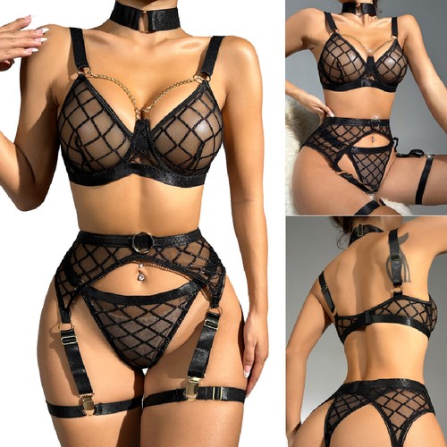 Women's Sexy Lingerie Babydoll Sleepwear Underwear G-String Lace Nightwear Gift - Picture 17 of 216