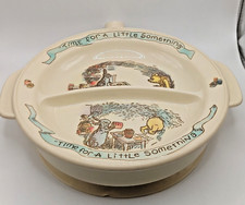 Vintage Classic Disney's Winnie The Pooh Bear Infant Suction Cup Feed Bowl Plate