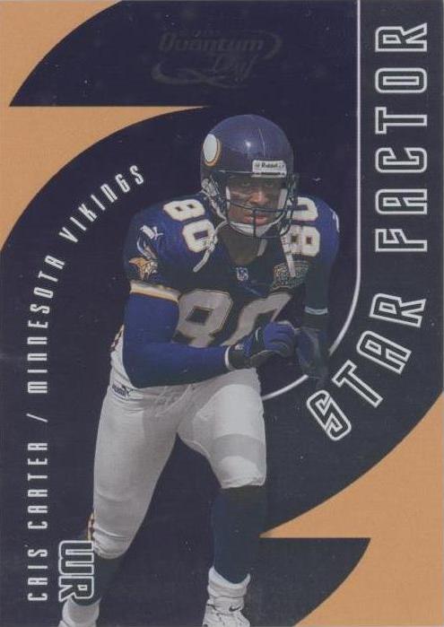 2001 Quantum Leaf Cris Carter #SF - 34 - 1 of 2