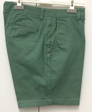 Men's Bonobos Chino Shorts - Green - 100 Cotton - Waist 32"-33" - Inseam 7"