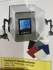 Adorama Photo Studio Light Box Folding Photography Shooting Tent Kit w/ lights!