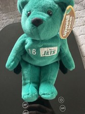Salvino's Bammers NFL Plush Beanie Bear Vinny Testaverde 16 New York Jets