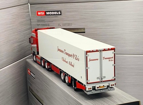 Scania R highline 6x2 tridec reefer trailer"Janssens Transport" WSI truck models - Picture 12 of 18