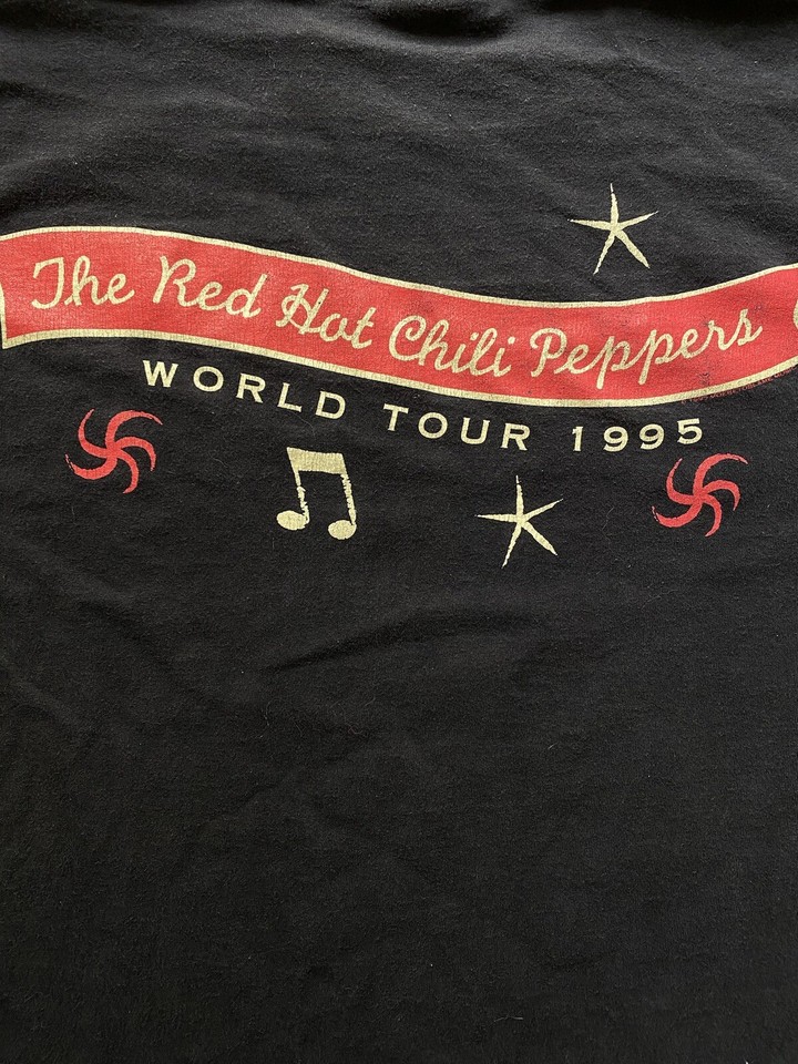 Vtg Red Hot Chili Peppers T Shirt One Hot Minute USA XL RHCP eBay
