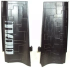 GI Joe Crusader Space Ship Black Cargo Doors Cover Vintage vehicle part Broken