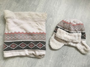 Set Hat Snood Scarf Okaidi 2 3 Years Ebay