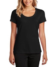 JustBlanks Women's Lightweight Scoop Neck Cotton Tee T-Shirt - JBDT7501