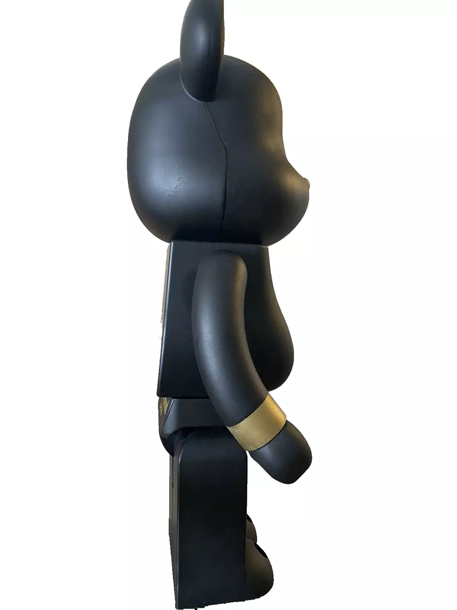 BEARBRICK BE@RBRICK MASTERMIND X SENSE 1000% BLACK GOLD Scull