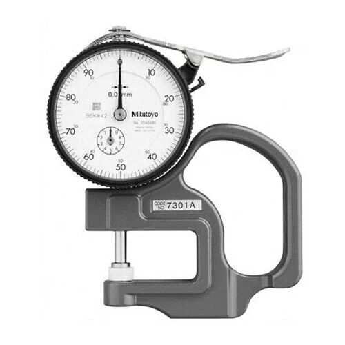 Mitutoyo 7360A Dial Tube Thickness Gauge 0-10mm Range, 0.01mm