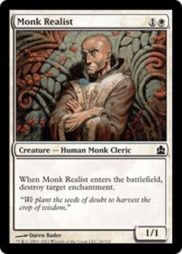 Monk Realist x1 - Commander - NM-Mint, English - Commander