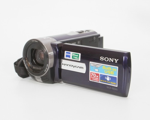 Sony DCR-SX45 SD Camcorder (Blue) - Picture 5 of 13