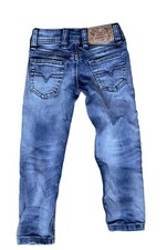 Diesel Jeans Cotton Blend Pant Bottom Children Size 3Y "Waykee-K US" Blue Denim