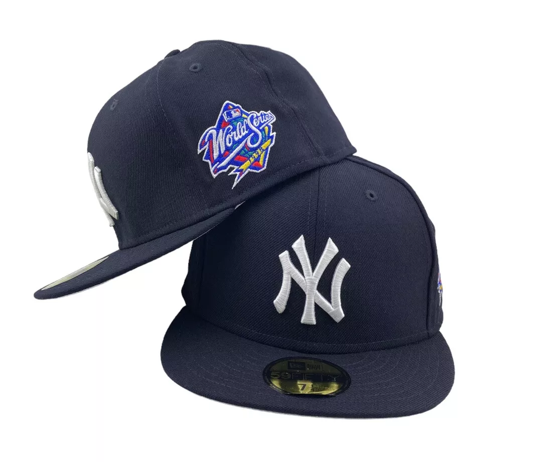 New Era Flat Brim 59FIFTY Farm Team New York Yankees MLB Grey and Navy Blue  Fitted Cap