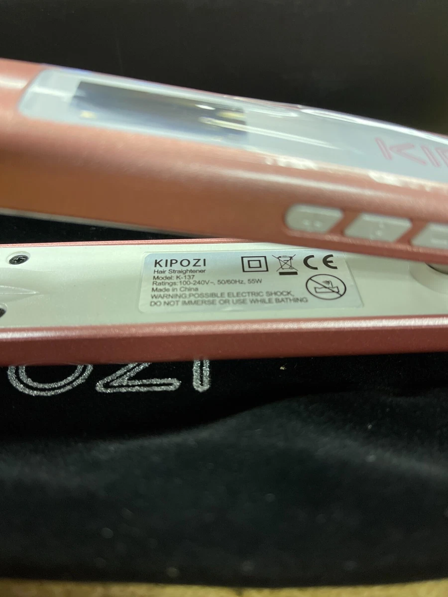 KIPOZI Pro Hair Straightener K 137 Styling LCD Display Flat Iron