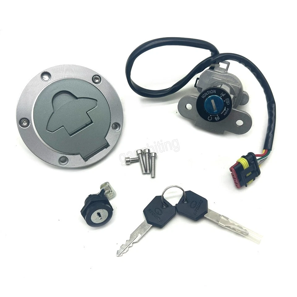 Новый переключатель зажигания крышка сиденья топливного газа замок комплект подходит для MV Agusta F4 750/1000/1078 - Изображение 4 из 4