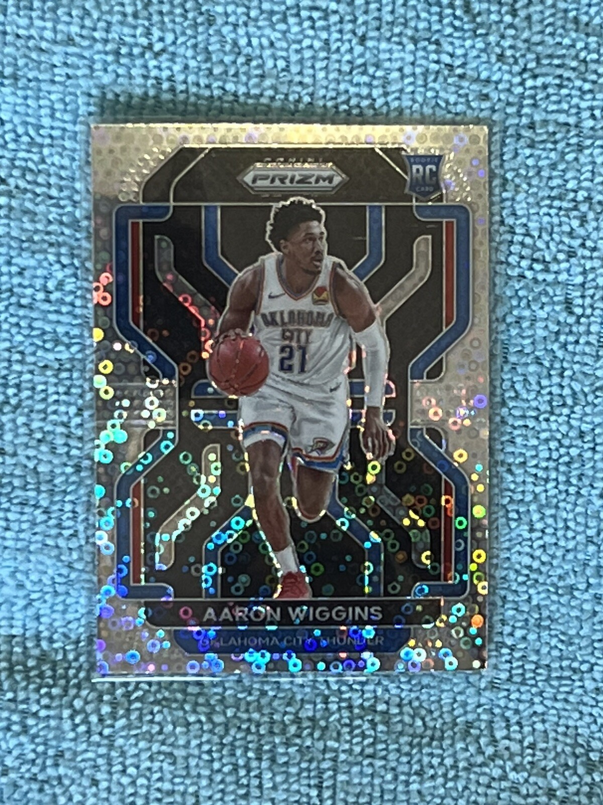 2021-22 Panini Prizm Disco Aaron Wiggins Oklahoma City Thunder #286