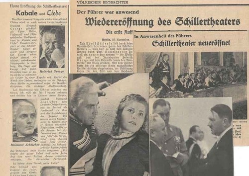 Berlin Nov. 1938 Festschrift Wiedereröffnung Schiller-Theater d Reichshauptstadt - Bild 7 von 7